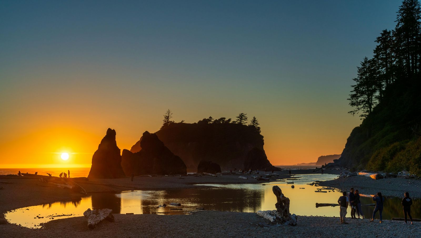 Sunset Beach, WA view 1