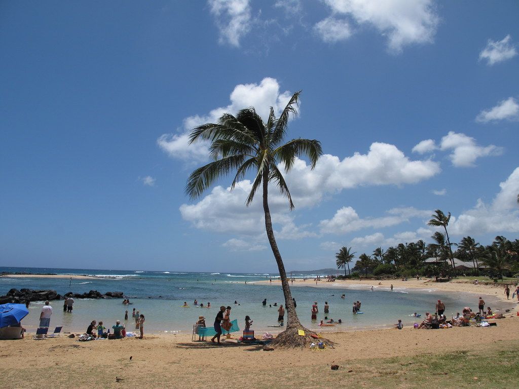 Poipu Beach, HI view 1