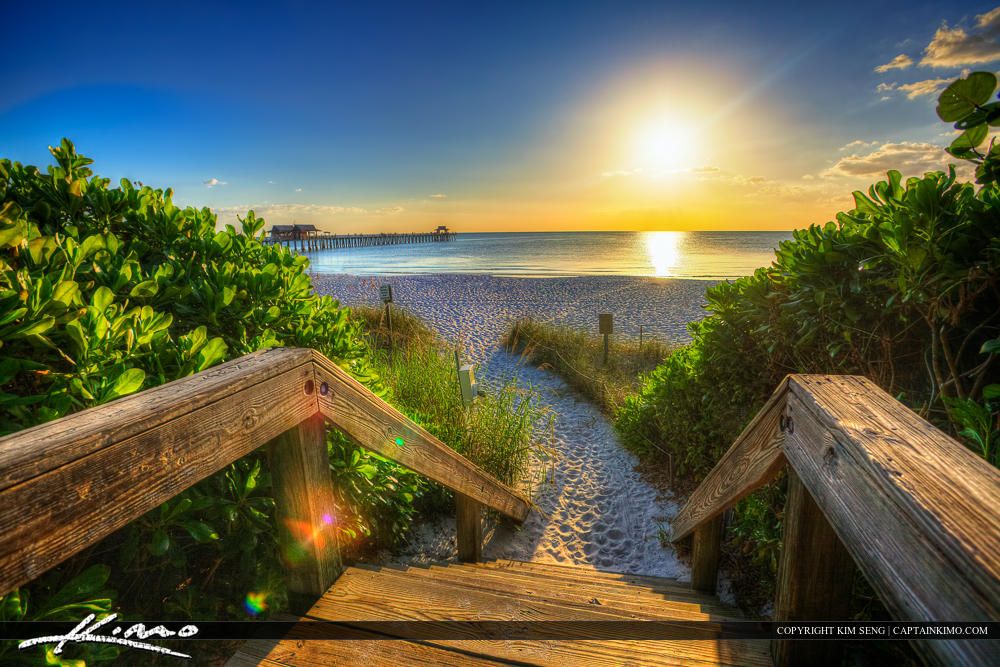 Naples Beach, FL view 1