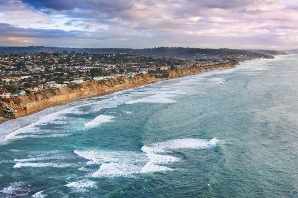 South Carlsbad State Beach, CA view 1