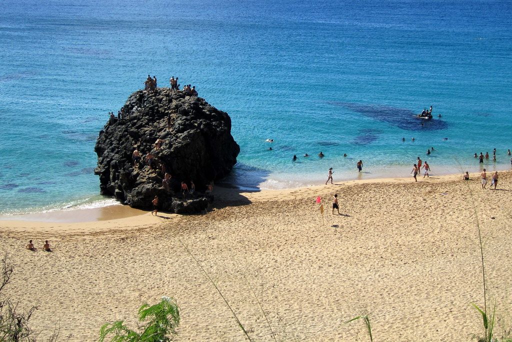Waimea Bay Beach, HI view 1