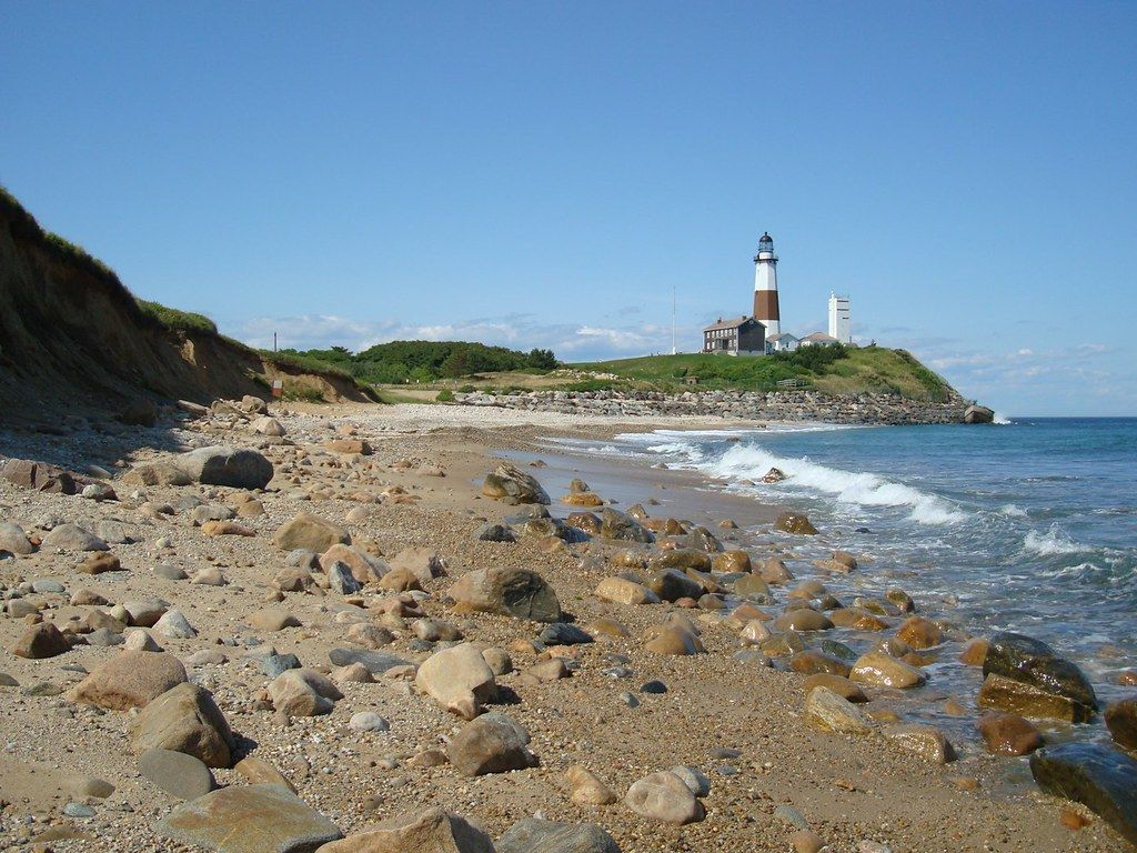 Bluff Point Beach, NY view 1