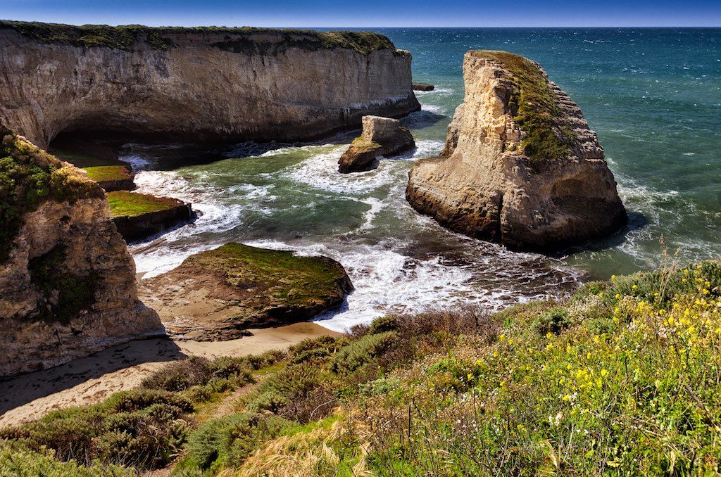 Shark Fin Cove, CA view 1
