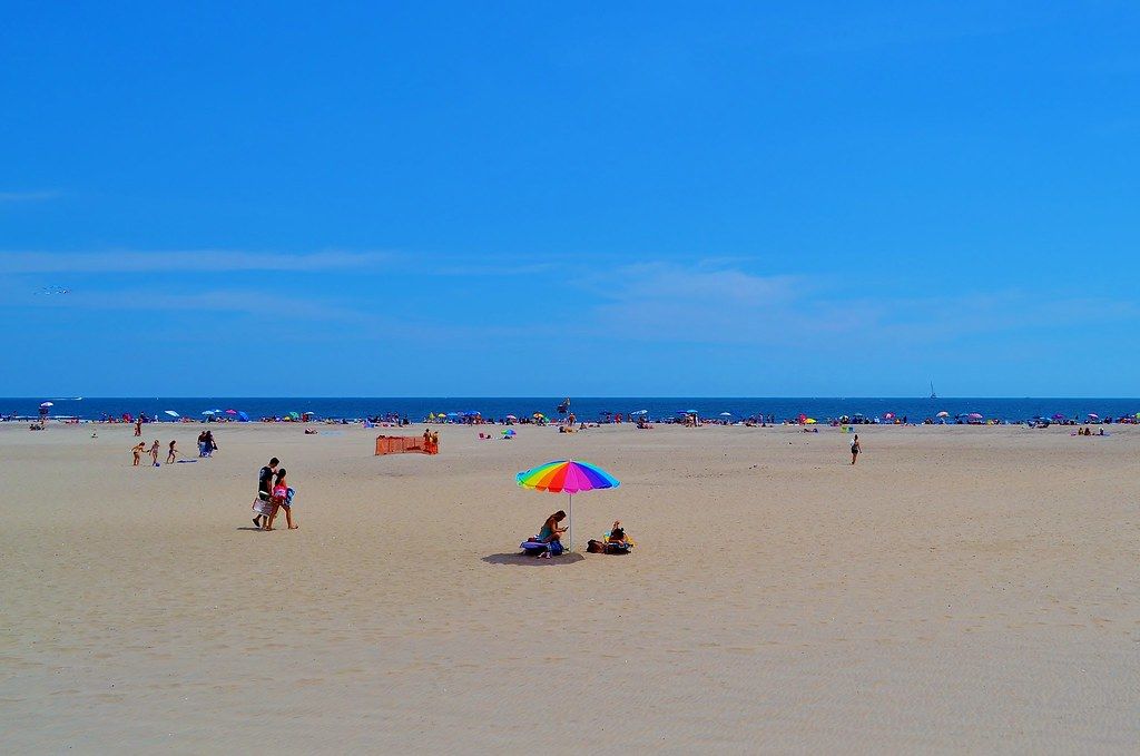 The People's Beach at Jacob Riis Park, NY