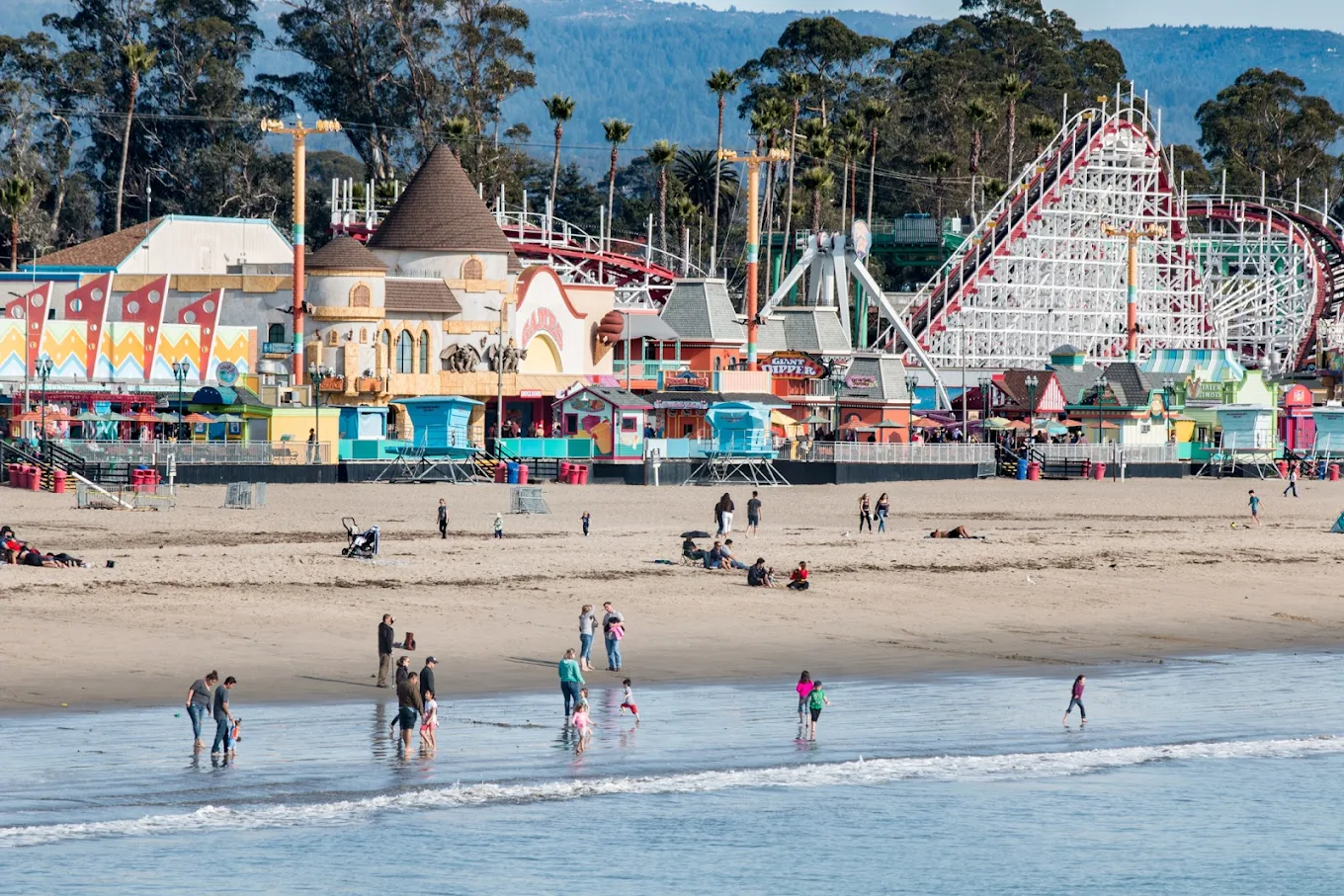 Santa Cruz Beach, CA view 1