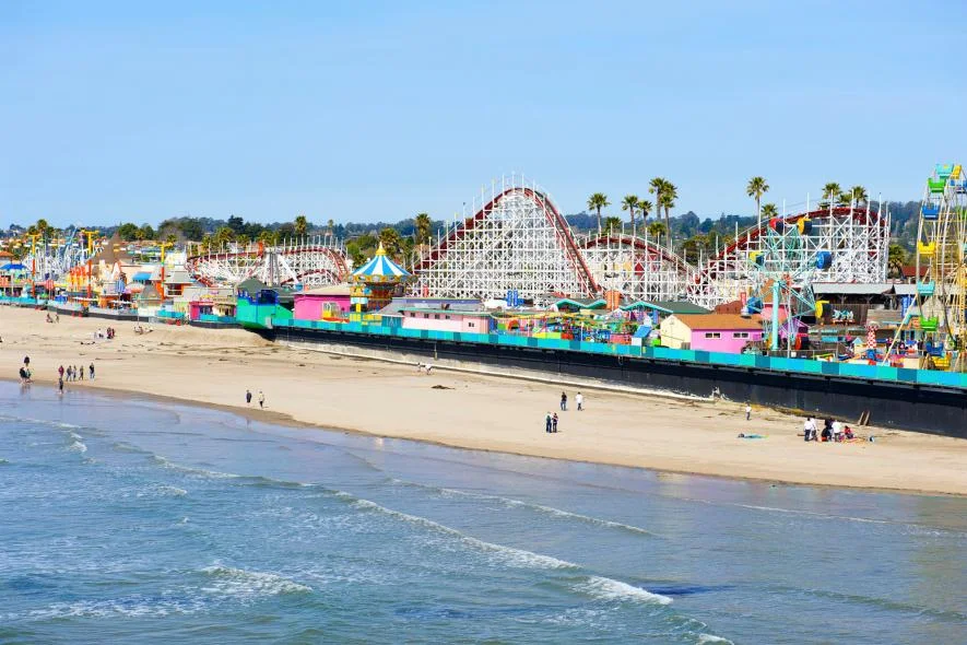 Santa Cruz Beach, CA view 2
