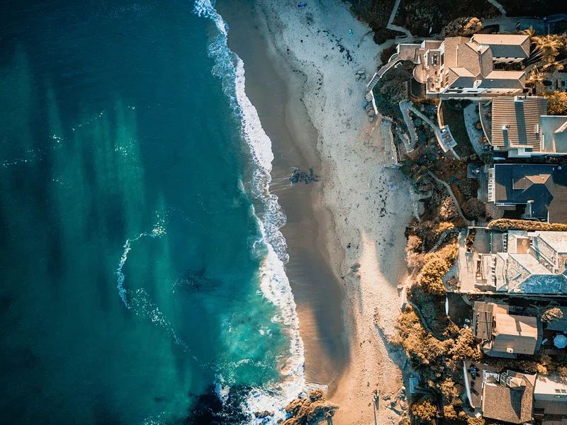 Diver's Cove, Laguna Beach, California, USA., CA view 2