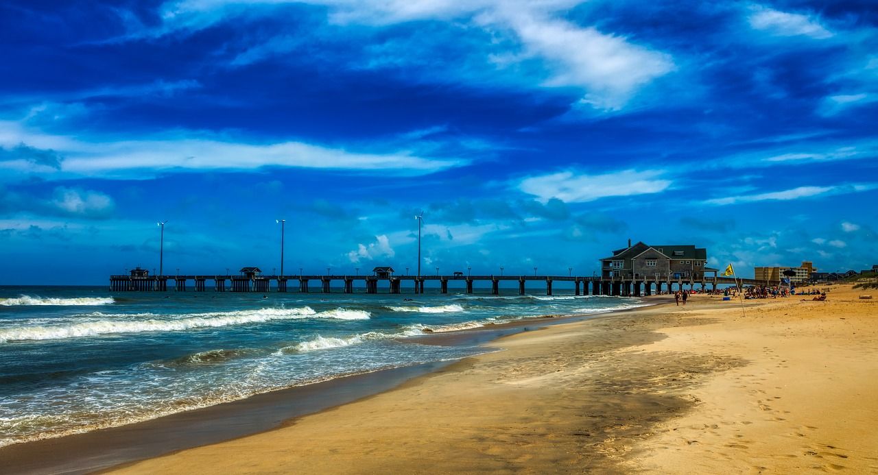 Sunset Beach Seashore, NC view 1