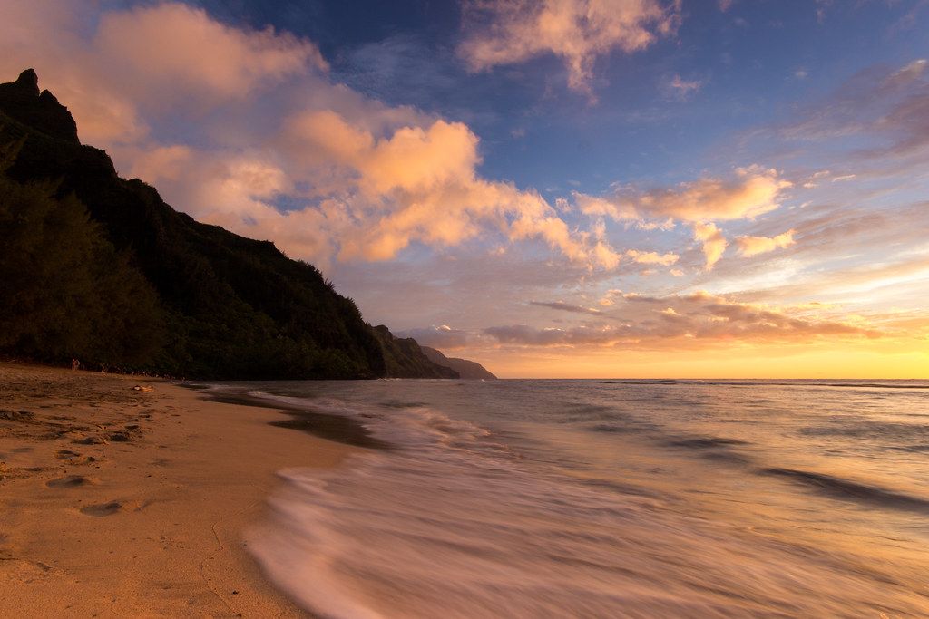 Ke'e Beach, HI view 1