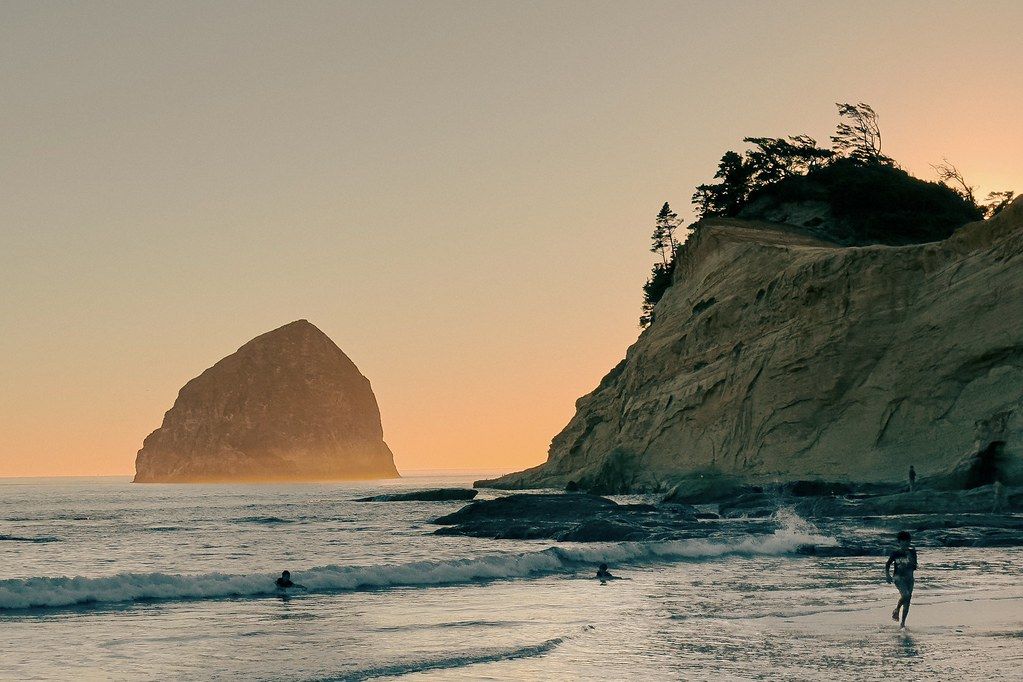 Pacific City Beach, OR view 1