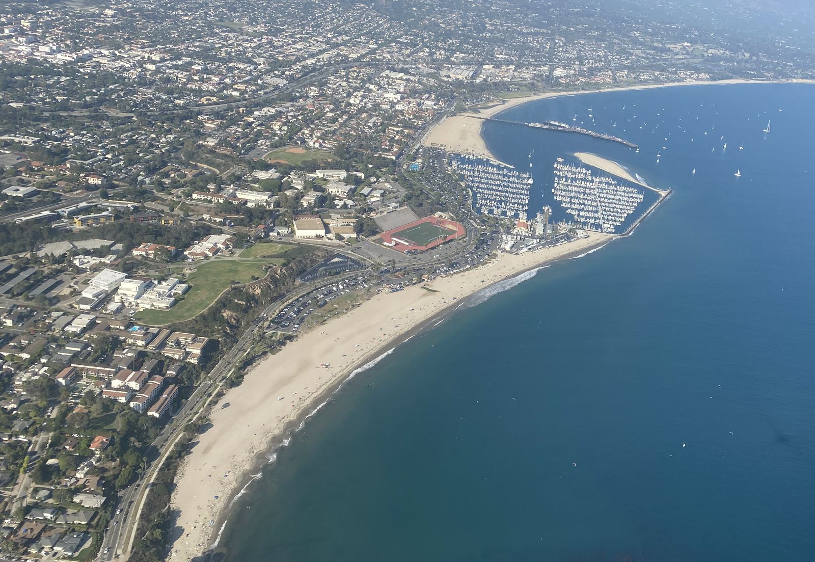 Santa Barbara City Beach, CA view 1