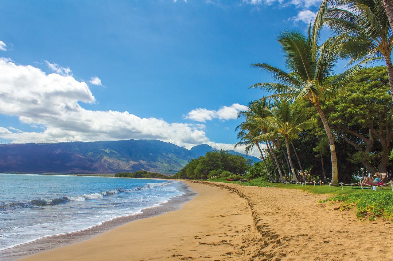 Sand Island Beach, HI view 1