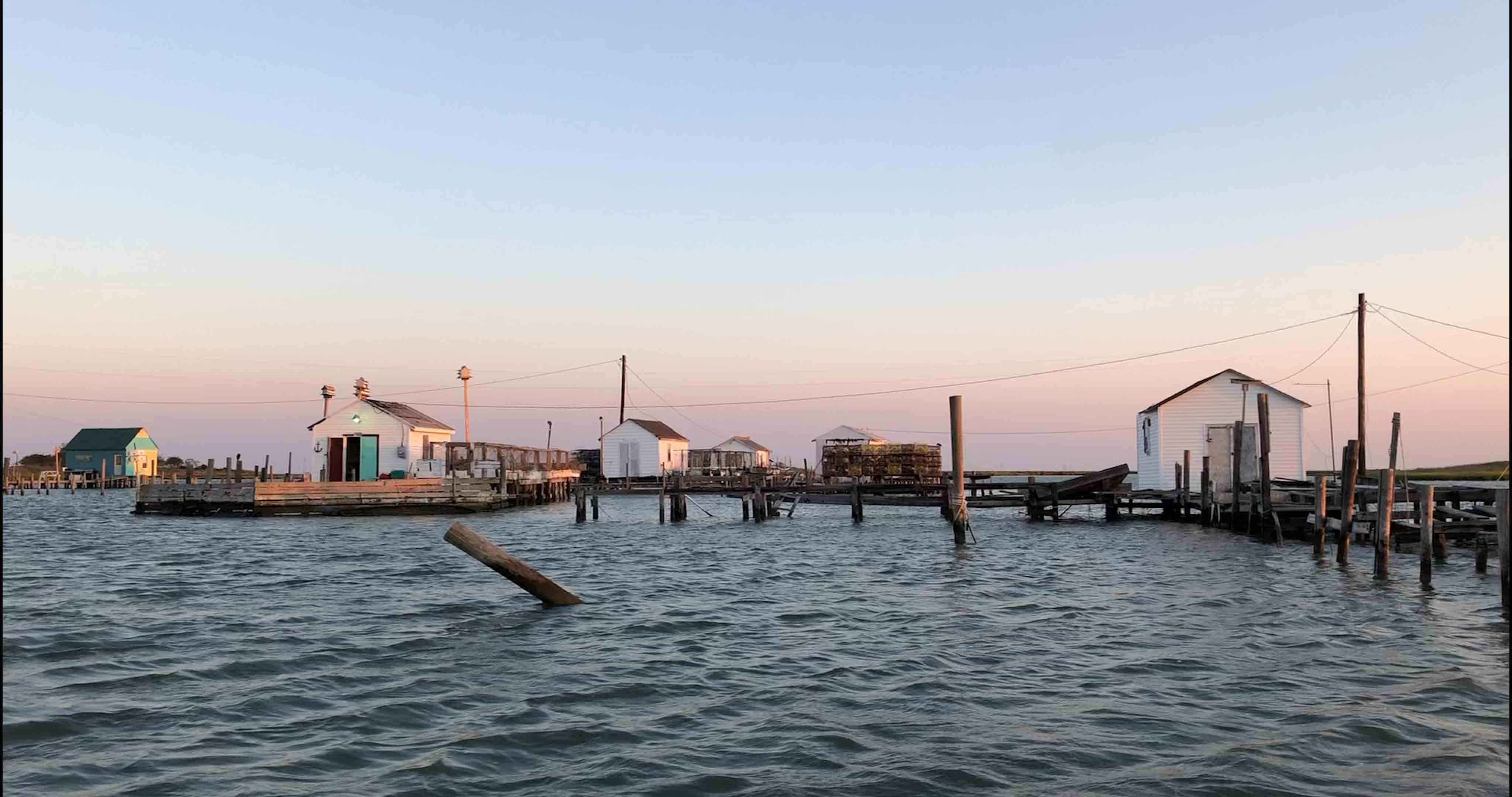 Public Beach of Tangier Island, VA view 1