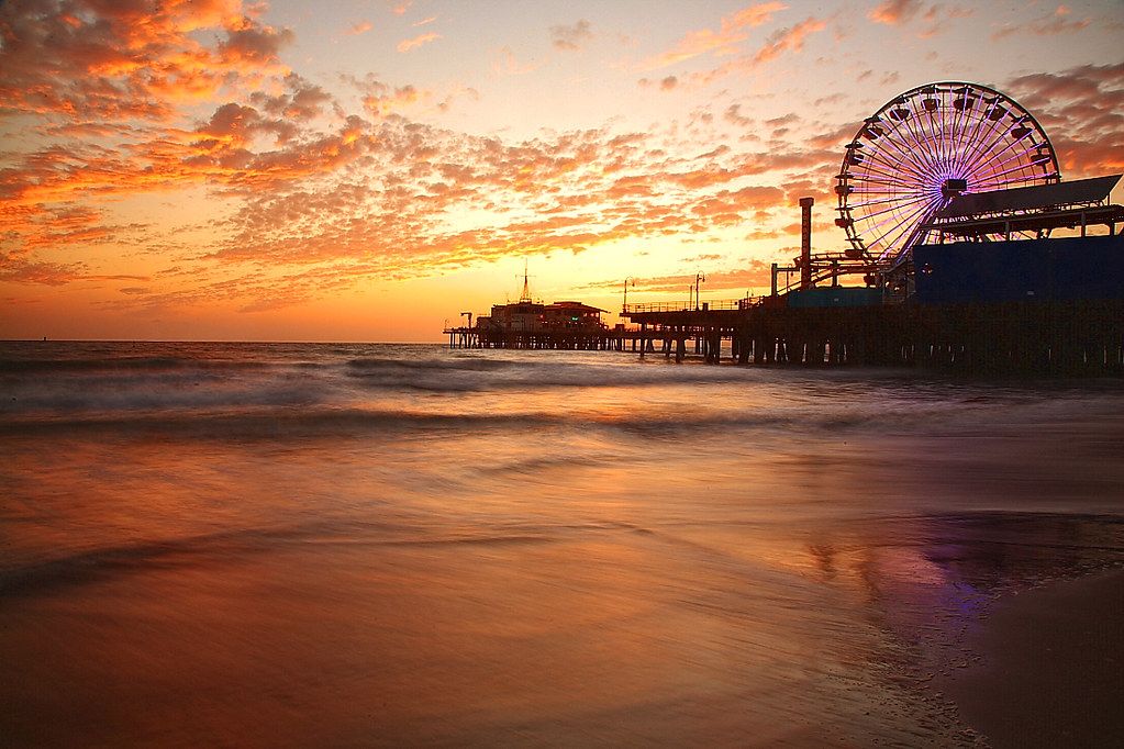 Santa Monica Beach, CA view 2