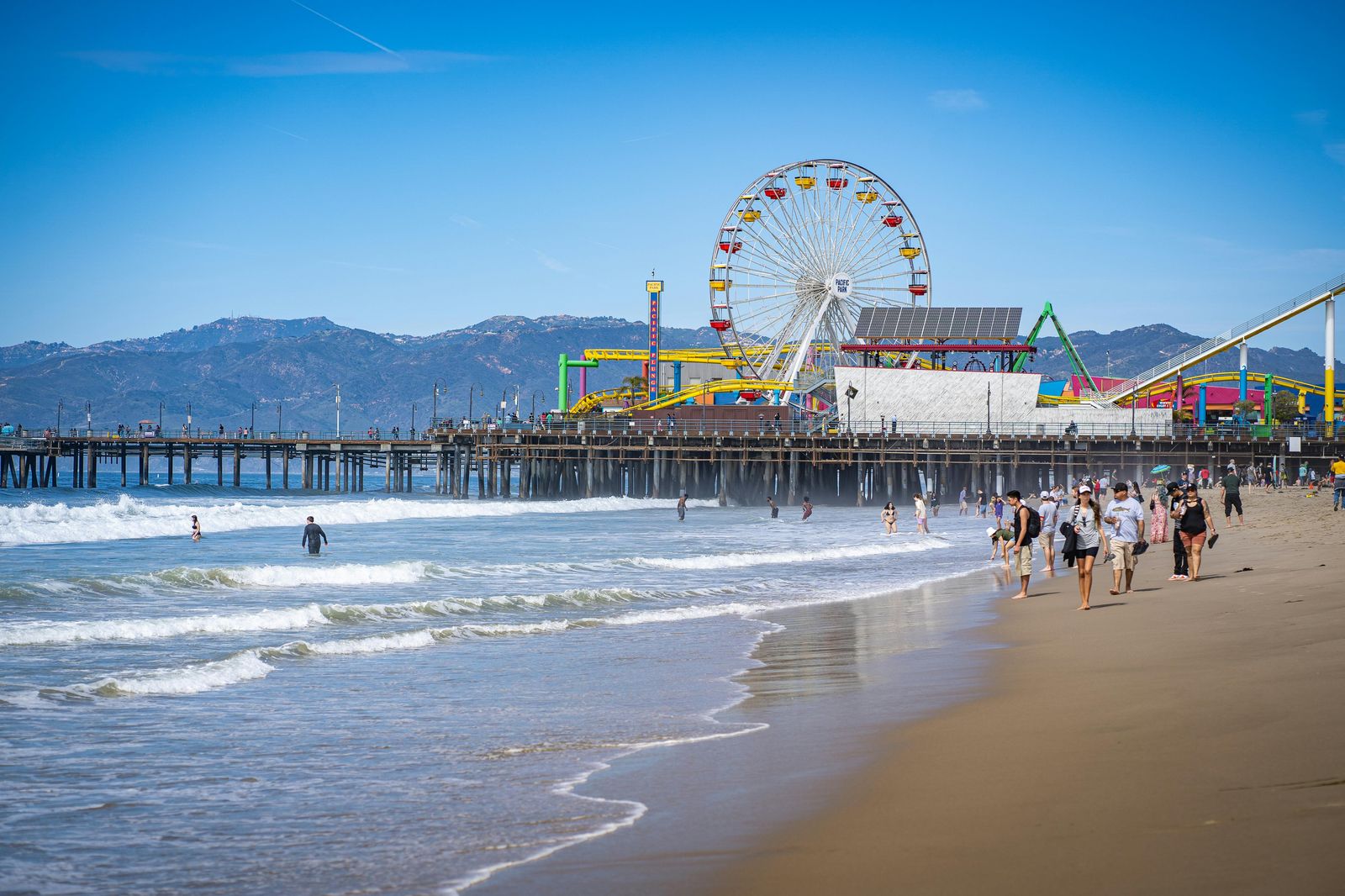 Santa Monica Beach, CA view 1